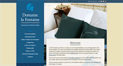 Desktop Screenshot of domainelafontaine.com